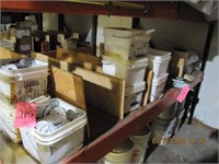 1 pallet approx 11 buckets & other misc: fasteners
