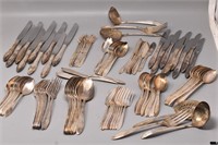 109 pc Nobility Plate REVERIE Flatware for 8