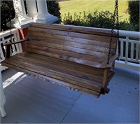Antique Wooden Porch Swing