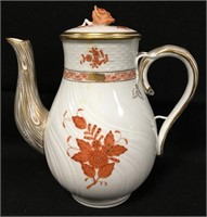 Herend Hungary Hand Painted Tea Pot