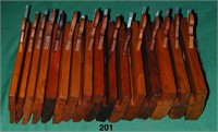 8 pairs hollow and round molding planes