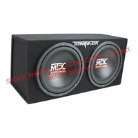 MTX Terminator Dual 12 In. Speaker Box Enclosure