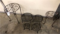 Cast Iron Plant Stands (6)