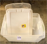 Plastic Totes (2)