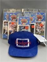 *L.A. Dodgers Baseball Hat w/Tags-Unopened Cards
