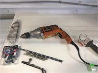 Rigid Hammer Drill w/ Drill Bits, Tap Cons, E
