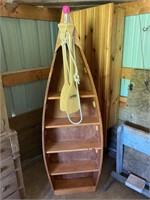 Canoe Shelf with Oars