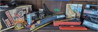 Shelf Lot Car Tools. Battery Trickle Charger, Air