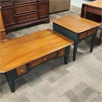 A.A. Laun Matching Coffee Table & End Table