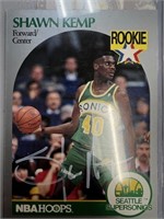 Sonics Shawn Kemp Signed Card with COA