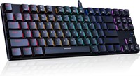 Blackweb, RGB Mechanical TKL Gaming Keyboard, 87 K