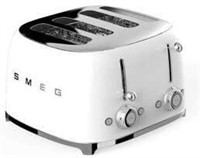SMEG 4 Slice Toaster - WHITE, TSF02WHUS