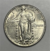 1929 Standing Liberty Silver Quarter Uncirculated