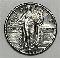 1929 Standing Liberty Silver Quarter Choice AU