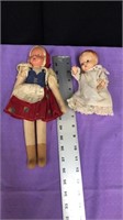 Pair of Very Old Dolls
