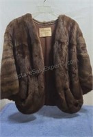 Mink capelet. From Czernkovich Fur Shop