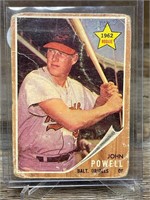 1962 Topps Baseball Boog Powell Rookie MLB CARD