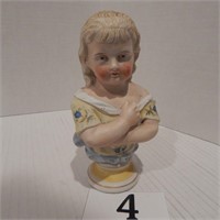 PIANO BUST FIGURINE 6 IN MARKED #23