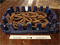 tray of 25 Horse Shoes