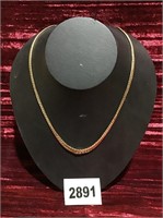 14k Gold necklaces & Earring Set