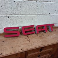 "Seat" Dealership Sign - 4 Letters need wiring
