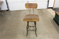 Metal shop stool