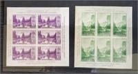 1934 Souvenir U.S. MH & MNH Stamp Sheets
