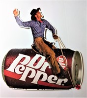 Dr. Pepper Riding Cowboy Advertisement