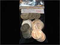 Bag (50) Silver Dimes