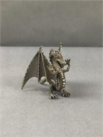 Rawcliffe white winged dragon pewter D&D