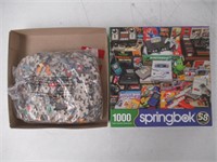 "As Is" Springbok's 1000pc Jigsaw Puzzle Gamer's