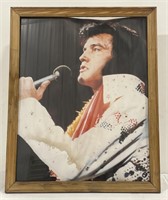 (AB) Picture Of Elvis, Framed. (Appr 22in x 18in)