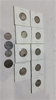 Lot of early misc U.S coins