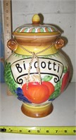 Nonni's Biscotti Cookie Jar 13"Tall Hand Painted