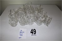 (36) Crystal Punch Cups