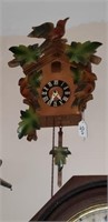 Cuckoo Clock (Non Working) w/ Pendulum & Weights