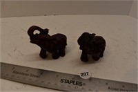 2 - Small Elephant ornaments resin