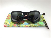 Maui Jim Stingray Wrap 134-02 Sunglasses. Made In