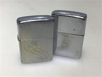 Pair of Vintage Zippo Lighters 1955-1979 Stamp