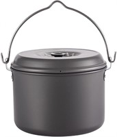 CAMPINGMOON Camping Pot 5.5-Quart Portable