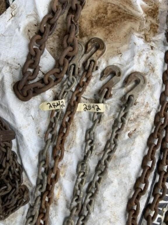 Chain (3/8") c/w Hooks (20' & 16') /EACH