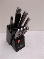 Farberware knife block with knives