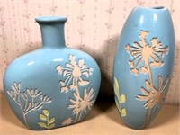 2pcs- Stoneware vases