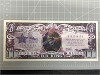 B.B. king banknote