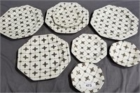 Royal Staffordshire Homespun Ironstone Dish Set