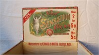 Sensation “Large Version” Wooden Cigar Box.