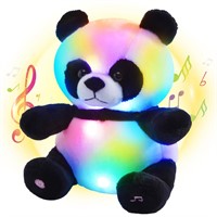 BSTAOFY 12'' Musical Light up Panda Stuffed Animal