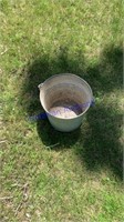 Galvanized pail, 10 quart