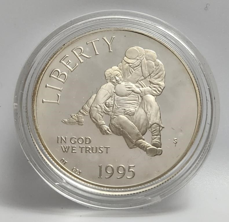 1995 S Silver Proof $1 Dollar US UNC