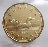1993 $1 Loon ICCS MS64 Canada